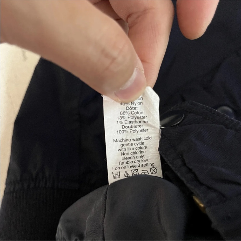 J Crew Jacket Mens Blue Basic Size Medium - image 8